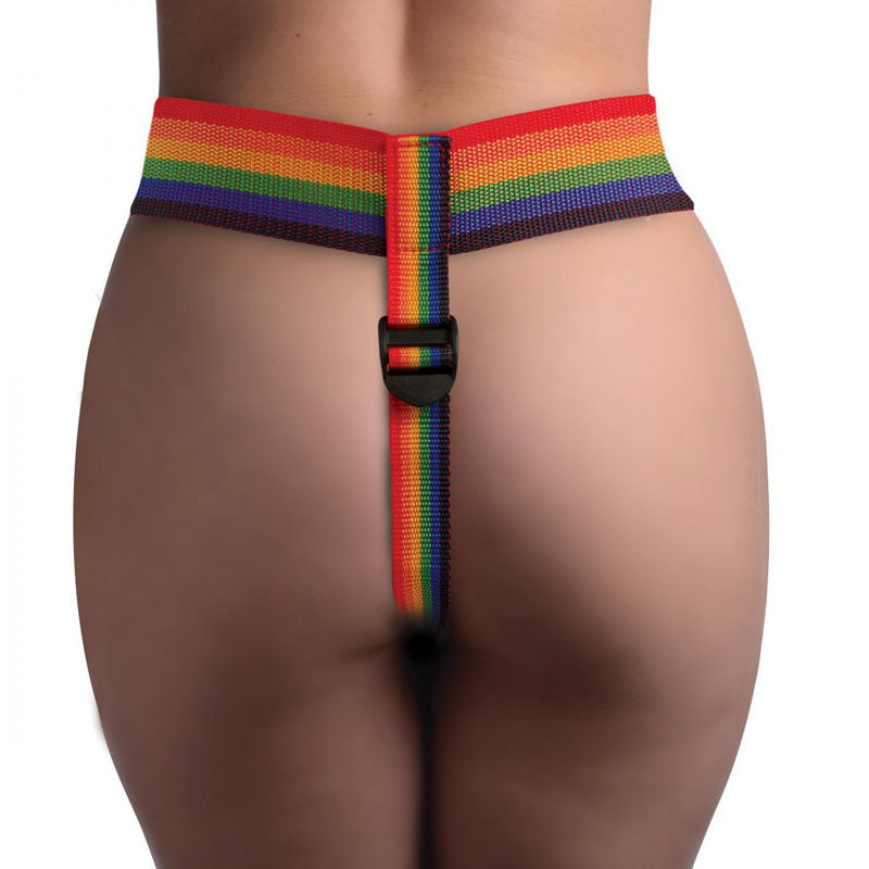 Strap-U Take the Rainbow - Rainbow Universal Strap-On Harness (No Probe Included) - AG996
