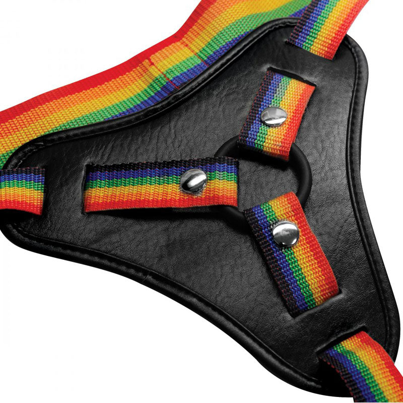 Strap-U Take the Rainbow - Rainbow Universal Strap-On Harness (No Probe Included) - AG996
