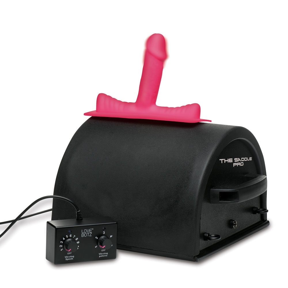 LoveBotz 50X Saddle Pro Sex Machine - Mains Powered Machine with 4 Attachments - AH057