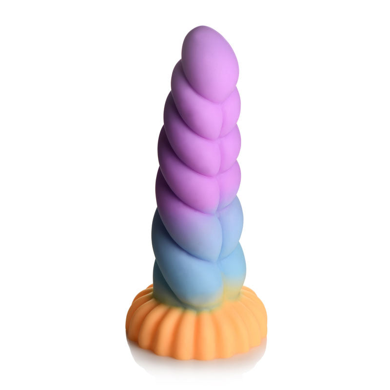 Creature Cocks Mystique Silicone Unicorn Dildo - Coloured 21 cm Fantasy Dildo - AH066