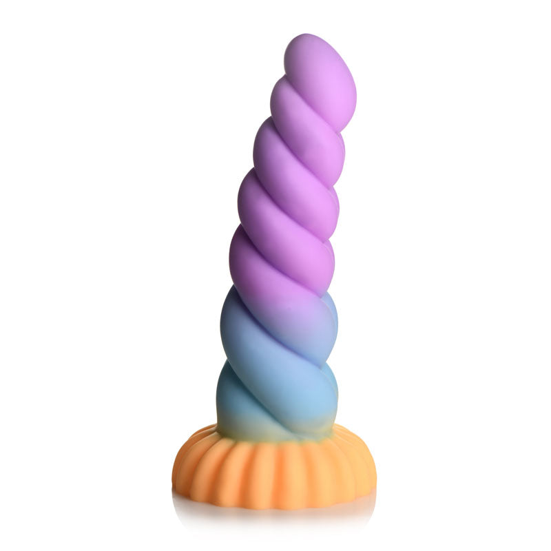 Creature Cocks Mystique Silicone Unicorn Dildo - Coloured 21 cm Fantasy Dildo - AH066