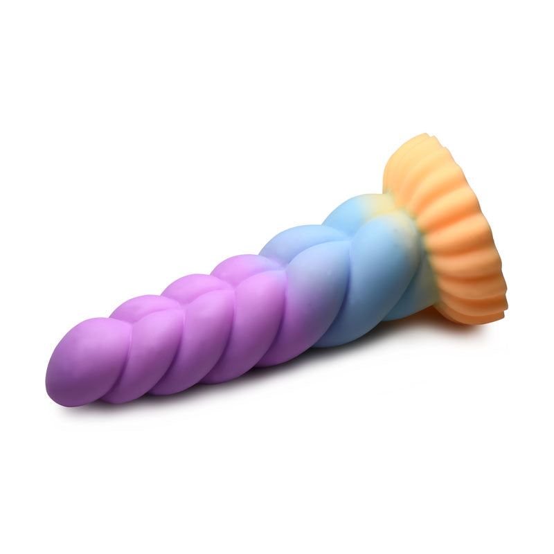Creature Cocks Mystique Silicone Unicorn Dildo - Coloured 21 cm Fantasy Dildo - AH066