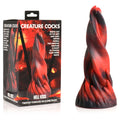 Creature Cocks Hell Kiss - Red 18.8 cm Fantasy Dildo - AH159