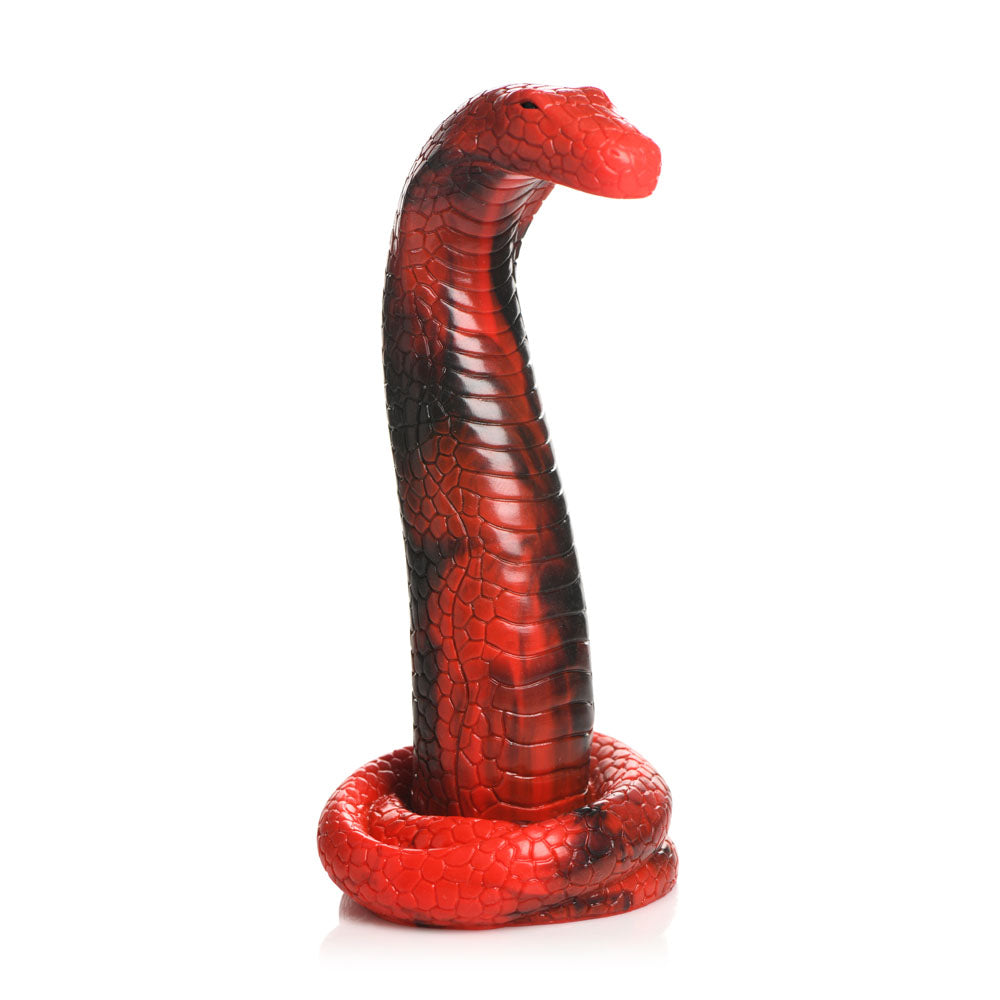 Creature Cocks King Cobra Silicone Dildo - Red 21.4 cm Fantasy Dildo - AH196
