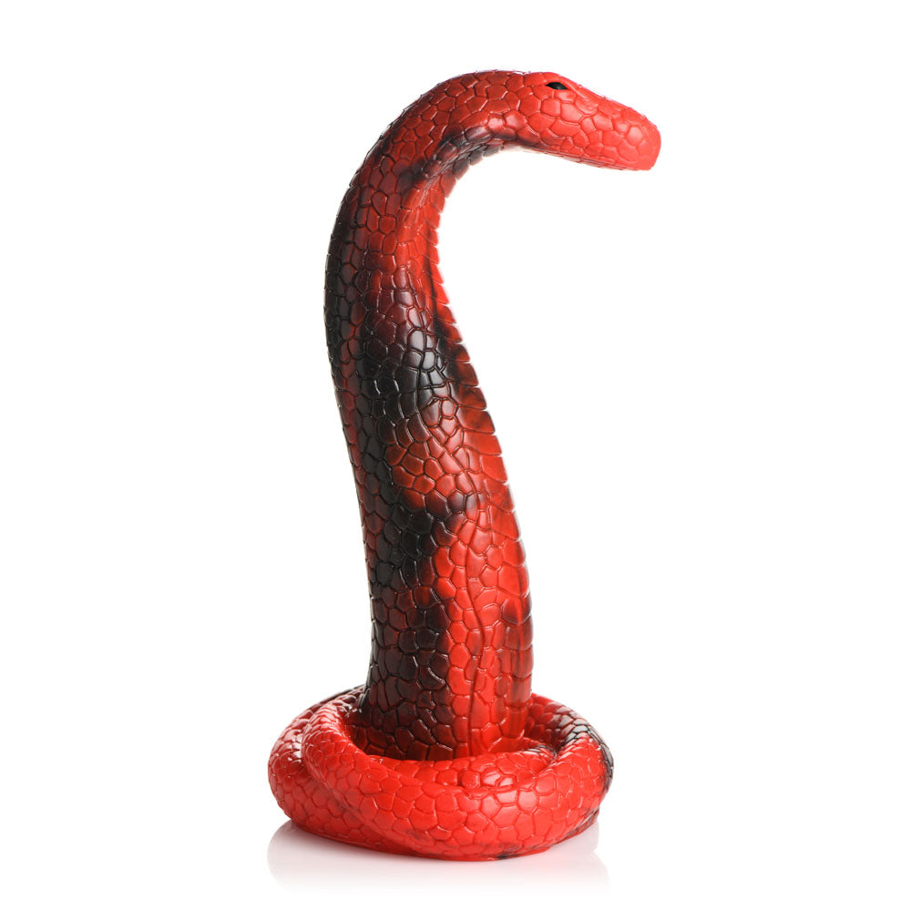 Creature Cocks King Cobra Silicone Dildo - Red 21.4 cm Fantasy Dildo - AH196