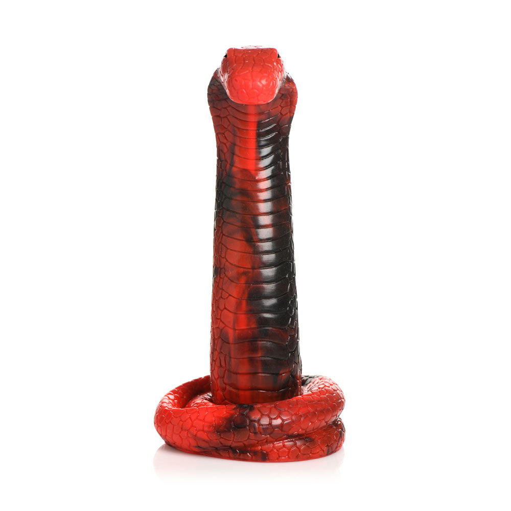 Creature Cocks King Cobra Silicone Dildo - Red 21.4 cm Fantasy Dildo - AH196