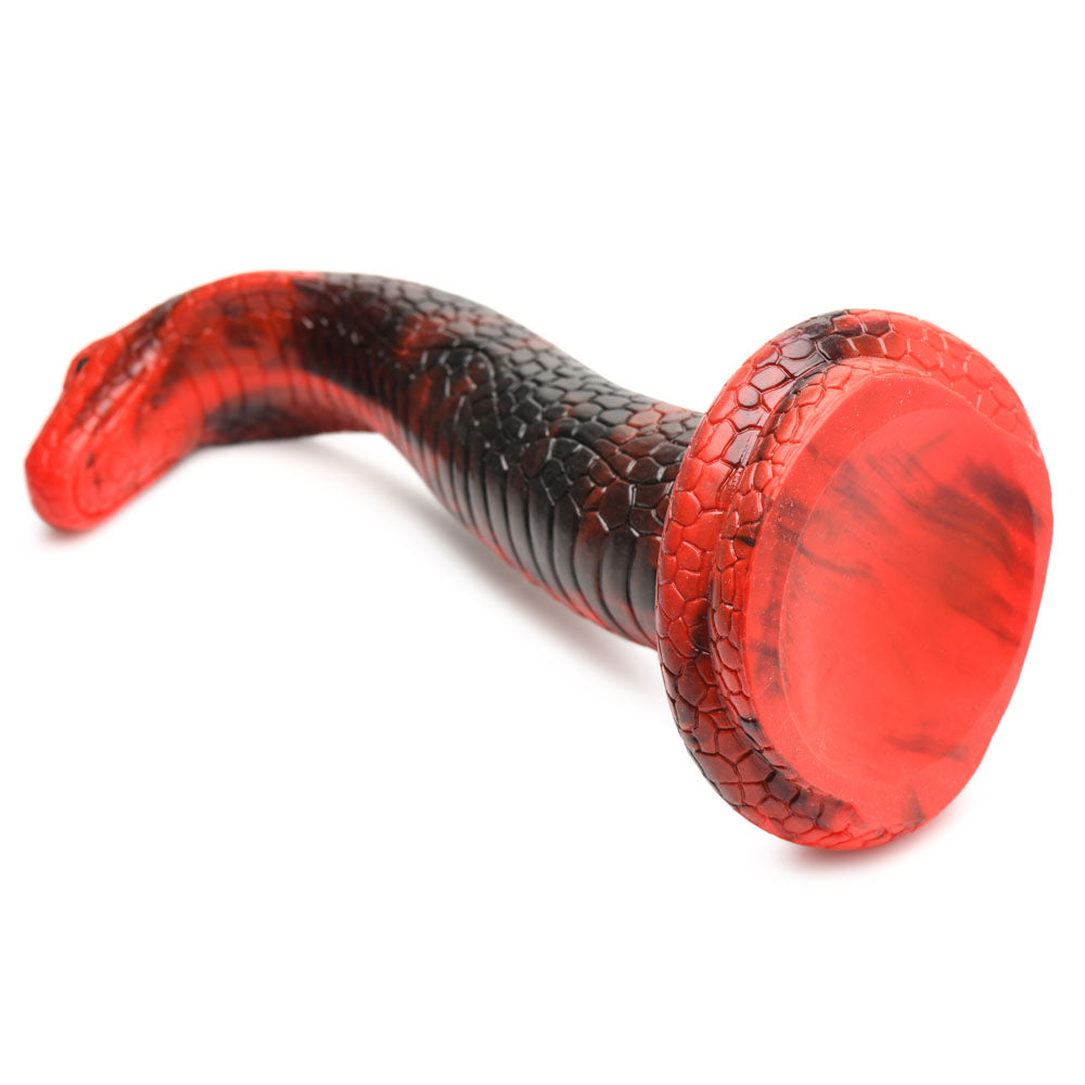 Creature Cocks King Cobra Silicone Dildo - Red 21.4 cm Fantasy Dildo - AH196