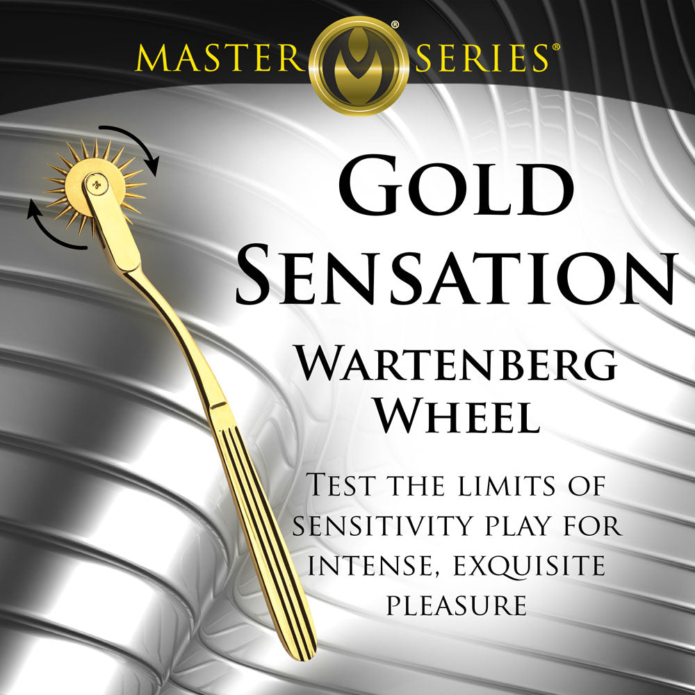 Master Series Gold Sensation - Gold Wartenberg Wheel - AH348