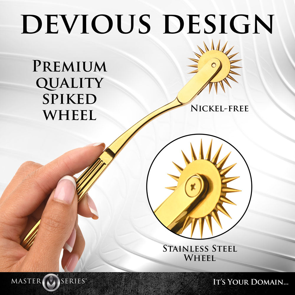 Master Series Gold Sensation - Gold Wartenberg Wheel - AH348