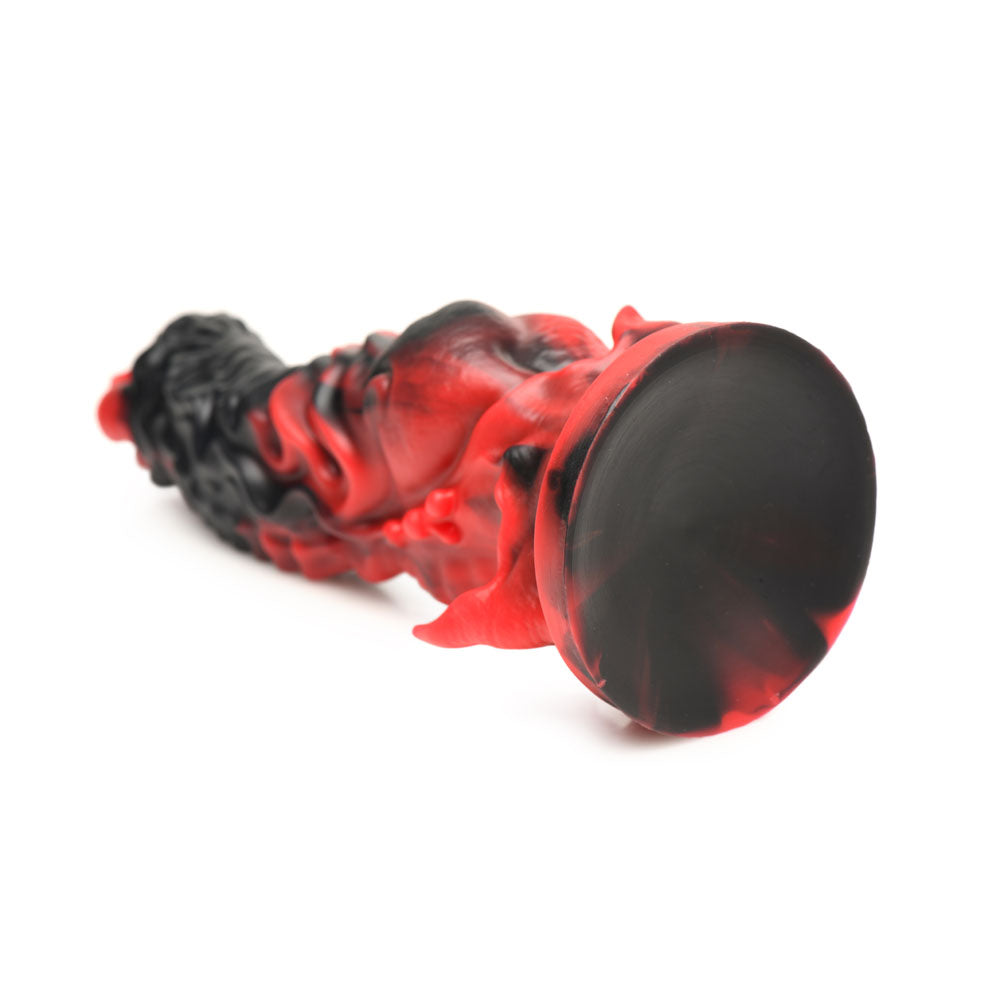 Creature Cocks Mephisto - Red/Black 18.5 cm Fantasy Dildo - AH377