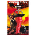 Creature Cocks Hell-Hound Keychain - Novelty Fantasy Dildo Keyring - AH424