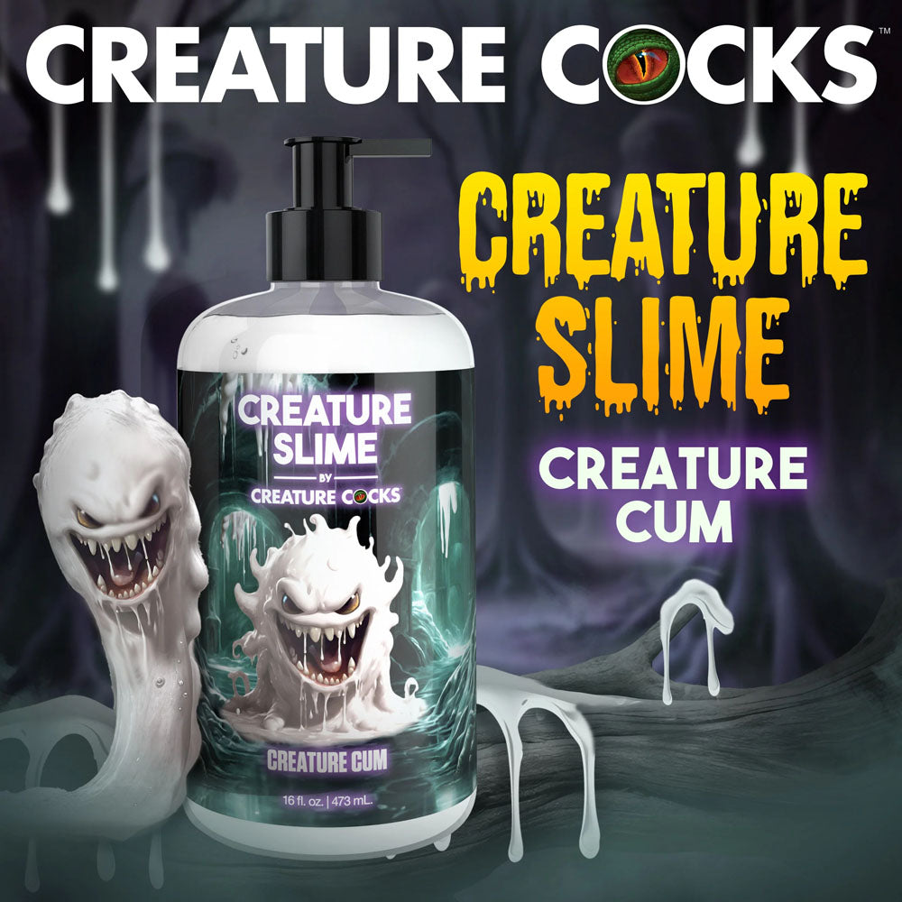 Creature Slime by Creature Cocks - Creature Cum - Cum Lubricant - 473 ml Pump Bottle - AH456-16OZ