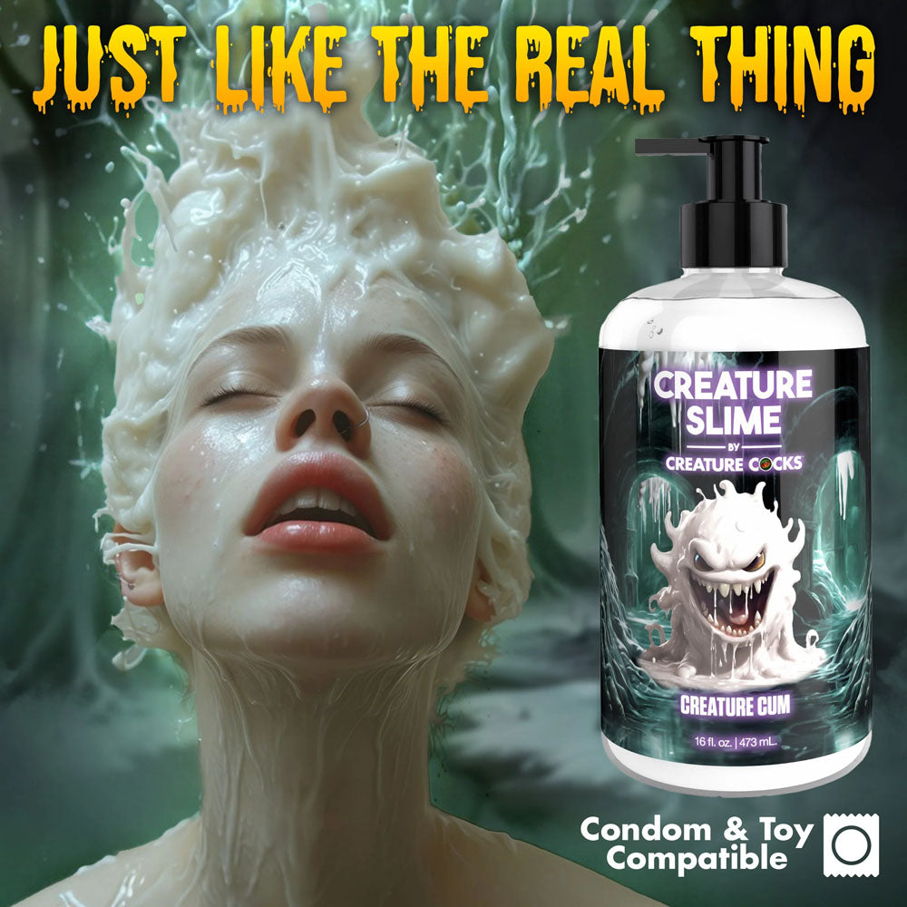 Creature Slime by Creature Cocks - Creature Cum - Cum Lubricant - 473 ml Pump Bottle - AH456-16OZ