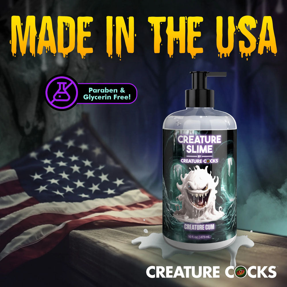 Creature Slime by Creature Cocks - Creature Cum - Cum Lubricant - 473 ml Pump Bottle - AH456-16OZ