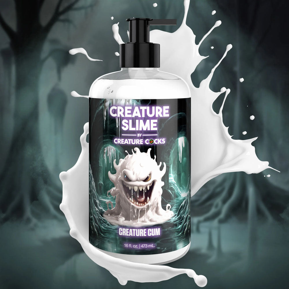 Creature Slime by Creature Cocks - Creature Cum - Cum Lubricant - 473 ml Pump Bottle - AH456-16OZ