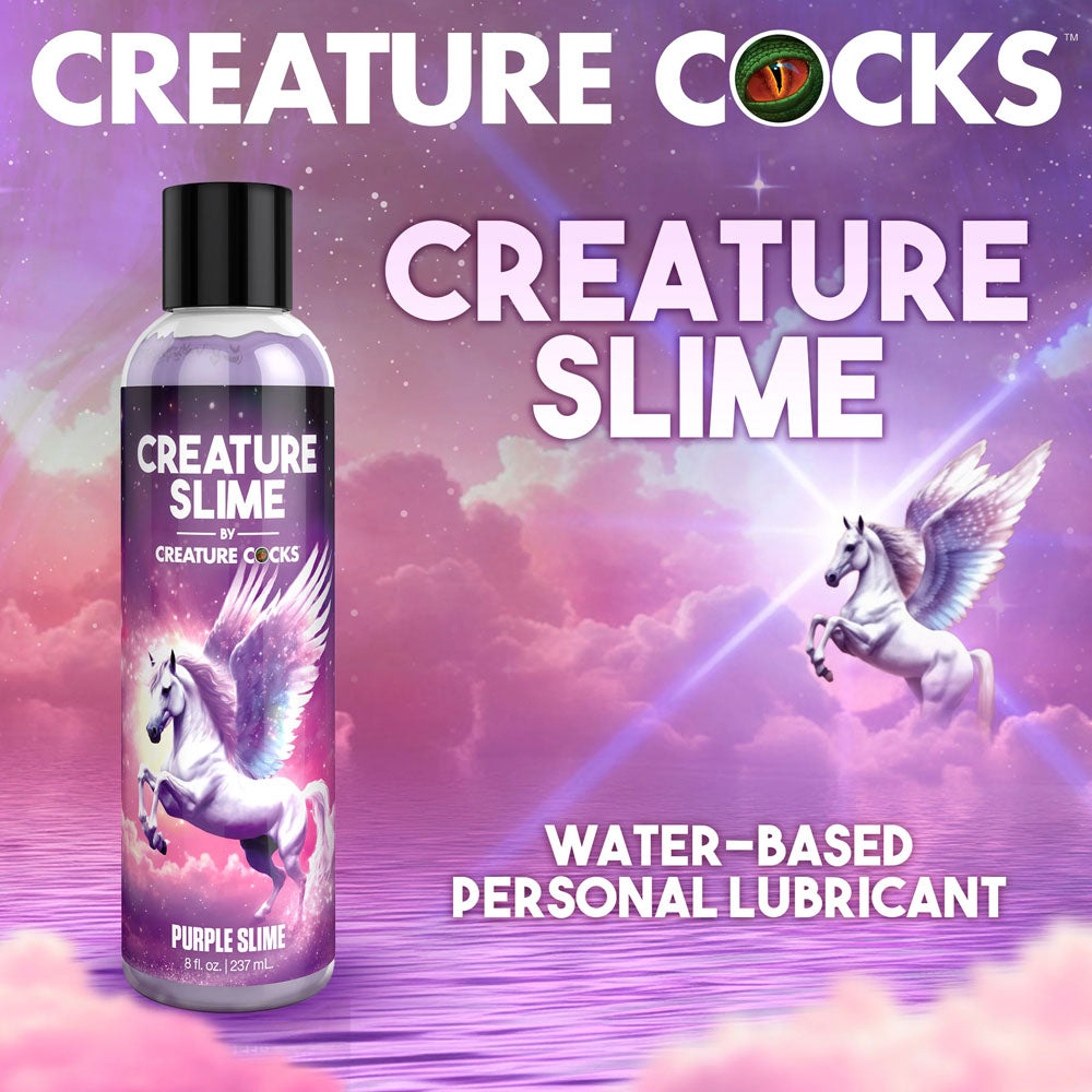 Creature Slime by Creature Cocks - Purple Slime - Purple Water Based Lubricant - 237 ml Bottle - AH587-8OZ