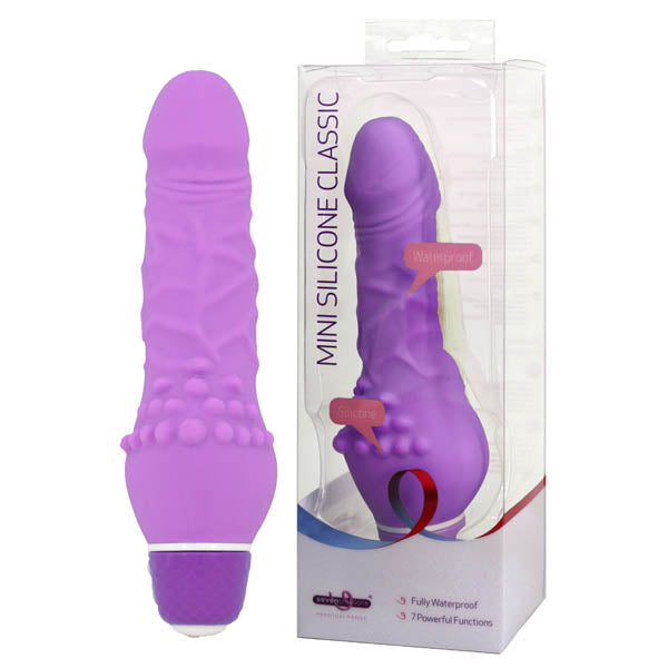 Mini Silicone Classic - Purple 13.5 cm (5.25'') Vibrator - B0081P9SPGPX