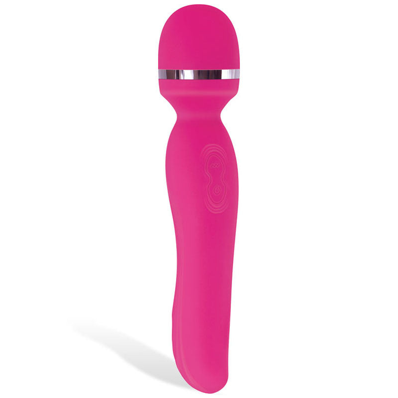 Adam & Eve Intimate Curves Rechargeable Wand - Pink 19.7 cm (7.75'') USB Rechargeable Massage Wand - B666 6200