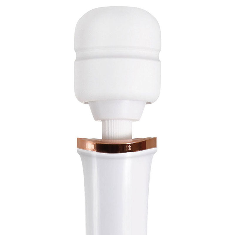 Adam & Eve Rechargeable Magic Massager - Rose Gold/White 33 cm USB Rechargeable Massager Wand - B752 1000