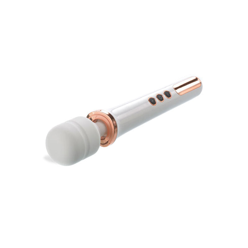 Adam & Eve Rechargeable Magic Massager - Rose Gold/White 33 cm USB Rechargeable Massager Wand - B752 1000