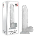 Adam & Eve Crystal Clear 8'' Dildo - Clear 20.3 cm (8'') Dong - B753 2400