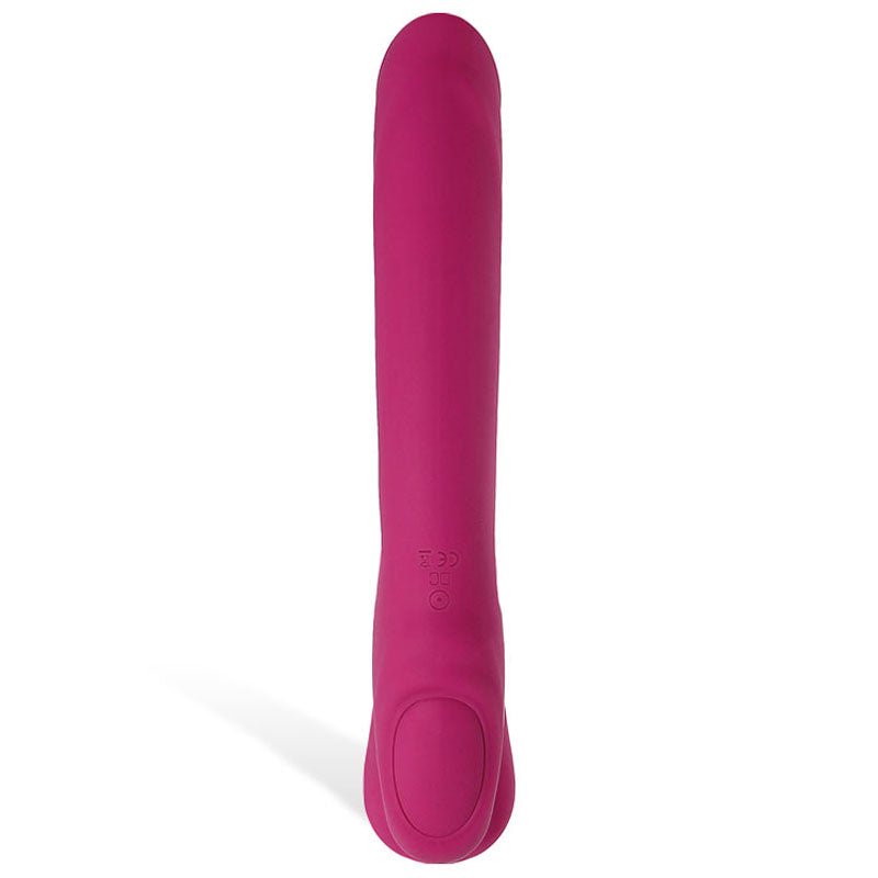 Adam & Eve Eve's Vibrating Strapless Strap-On - Pink 22 cm (8.75'') USB Rechargeable Strapless Strap-On - B842 6200