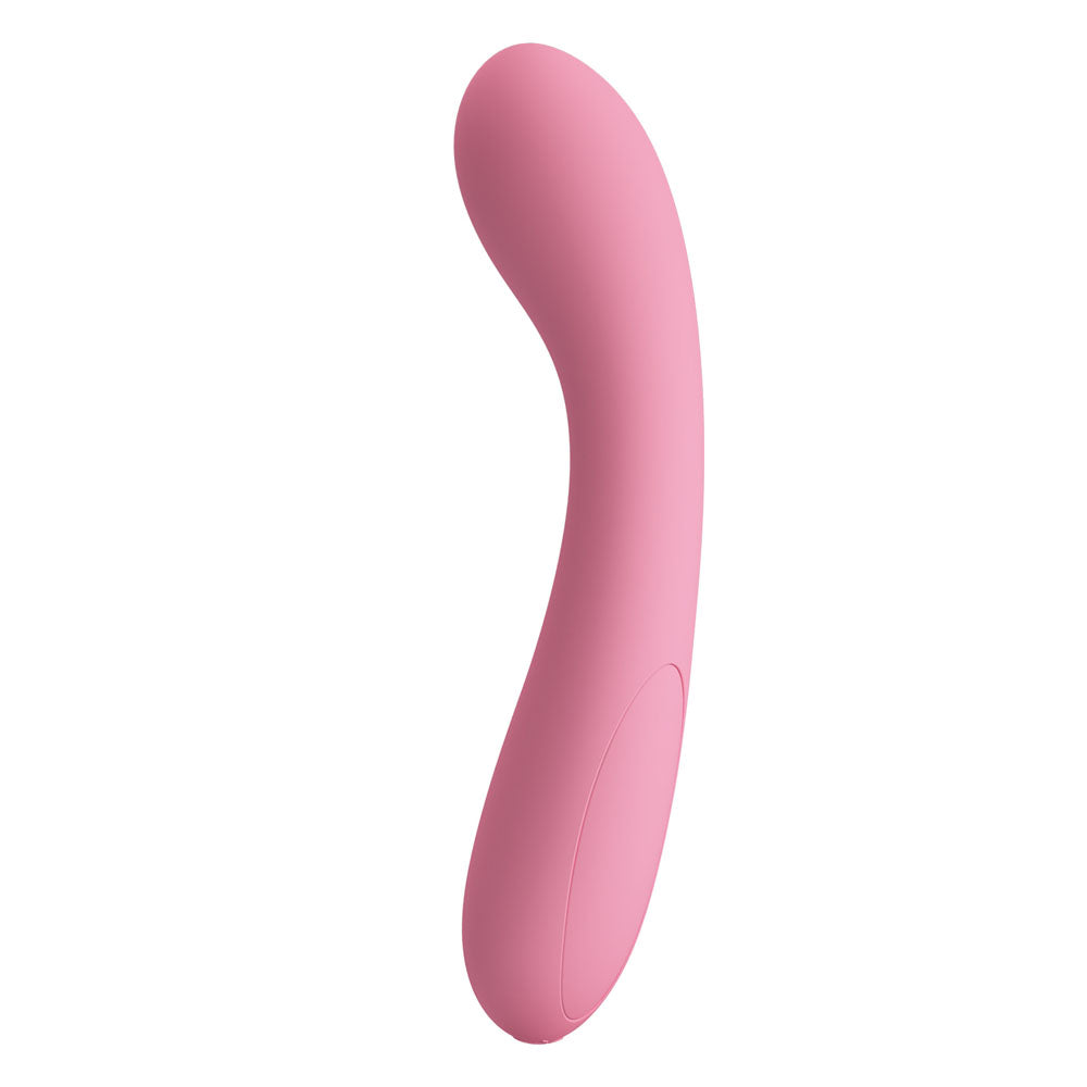 Party Up JOHN Flexible Vibe - Pink - Pink 16 cm USB Rechargeable Vibrator - BI-014281-1-PU