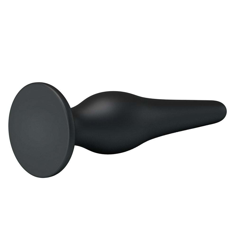 Party Up JERRY Butt Plug Set - Black Butt Plugs - Set of 3 Sizes - BI-014456H-PU