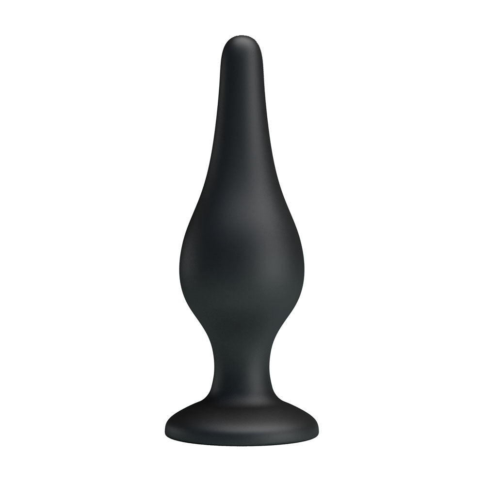 Party Up JEFFREY Butt Plug - Black 14 cm Butt Plug - BI-014459-PU