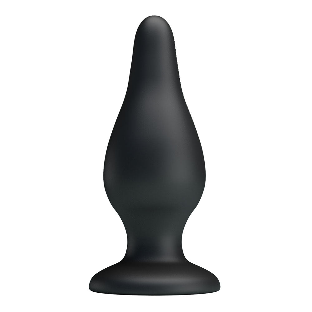 Party Up JEREMY Butt Plug - Black 15.4 cm Butt Plug - BI-014460-PU