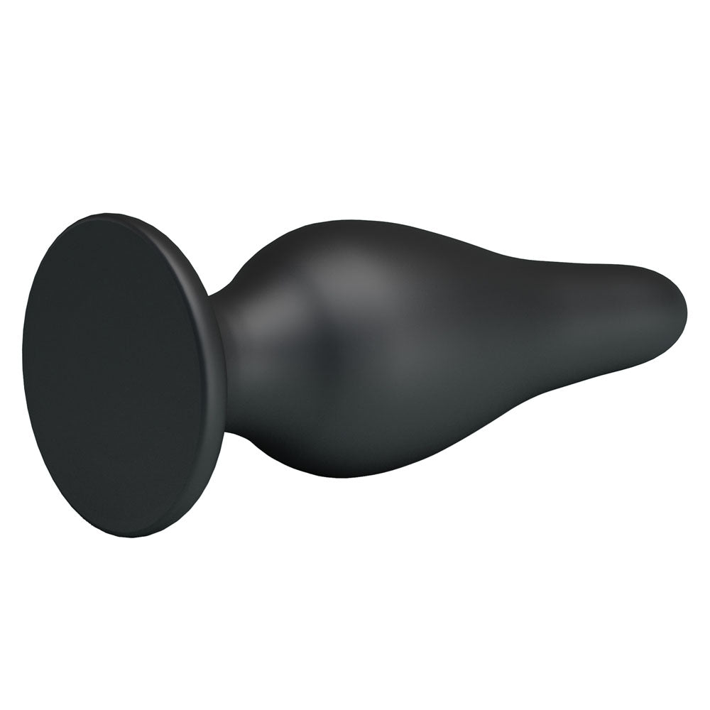 Party Up JEREMY Butt Plug - Black 15.4 cm Butt Plug - BI-014460-PU