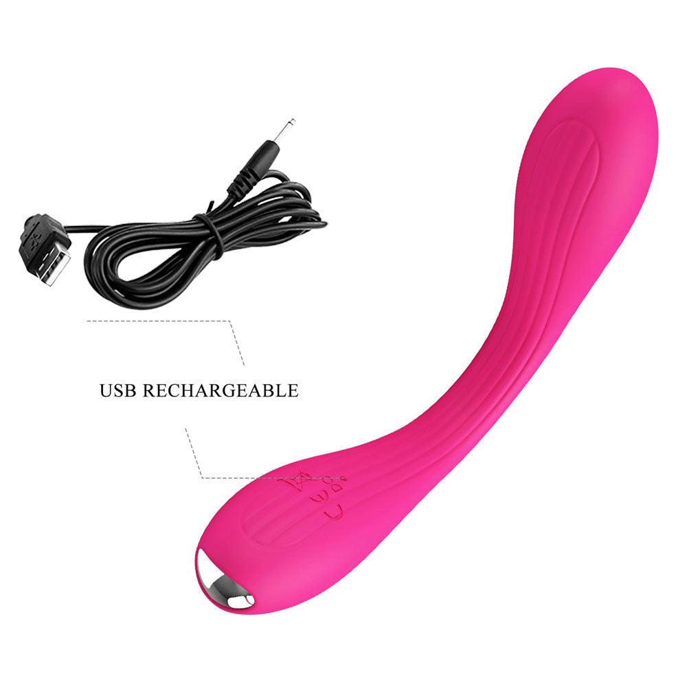 Party Up FRANK Bendable Vibe - Pink - Pink 17.1 cm Bendable Vibrator - BI-014710-1-PU