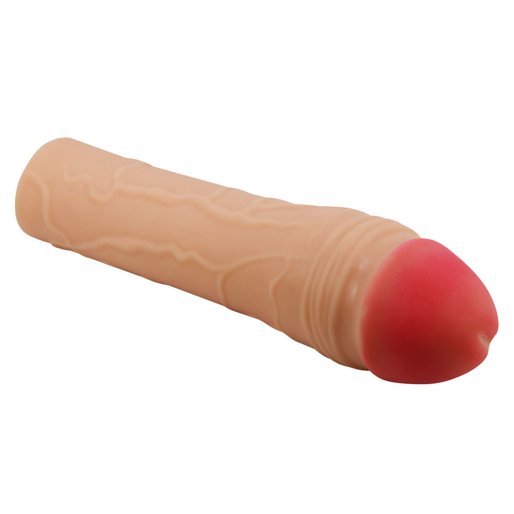 Party Up PARKER 2 Inch Extender Sleeve - Flesh 2 Inch Penis Extender Sleeve - BI-026254-PU