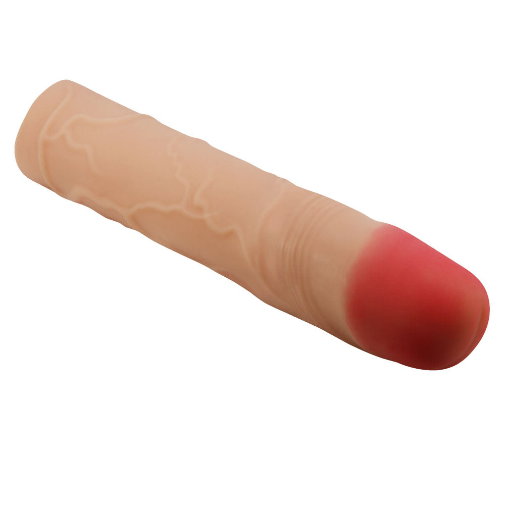 Party Up PHILIP 3 Inch Extender Sleeve - Flesh 3 Inch Penis Extender Sleeve - BI-026257-PU