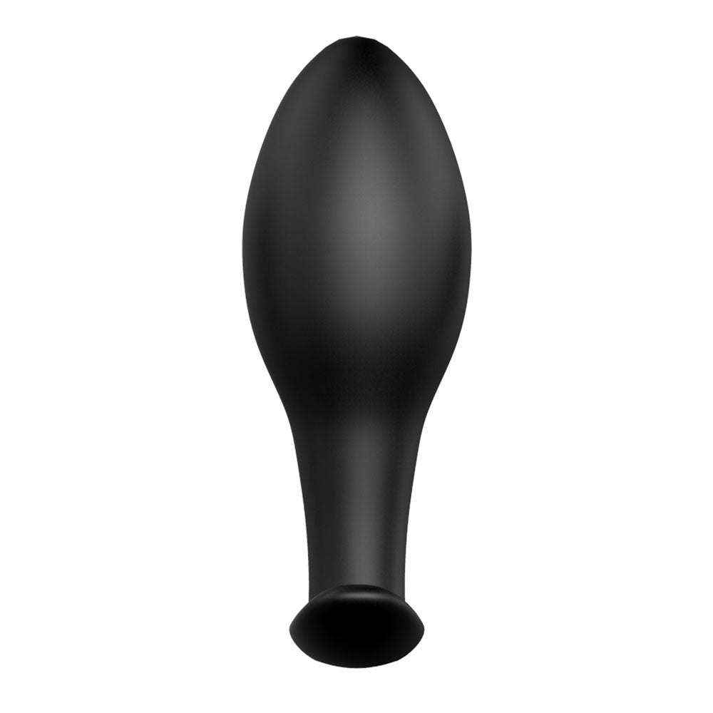 Party Up JASON Vibrating Anal Plug - Black 8.5 cm Vibrating Butt Plug with Remote - BI-040038-PU