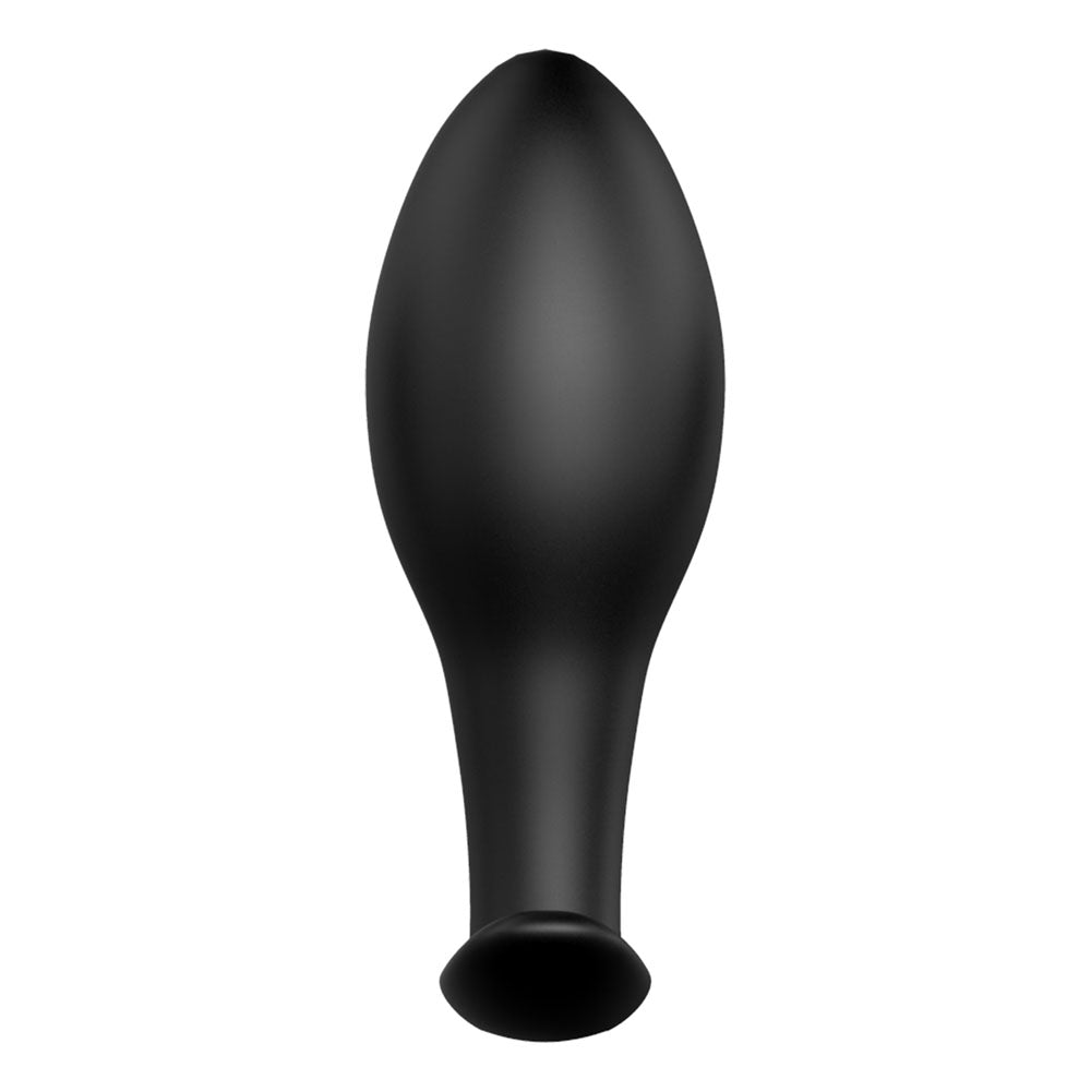 Party Up JEFF Silicone Plug - Black 8.5 cm Butt Plug - BI-040038N-PU