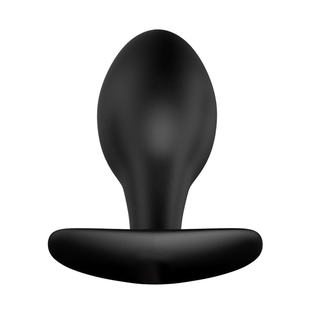 Party Up JEFF Silicone Plug - Black 8.5 cm Butt Plug - BI-040038N-PU