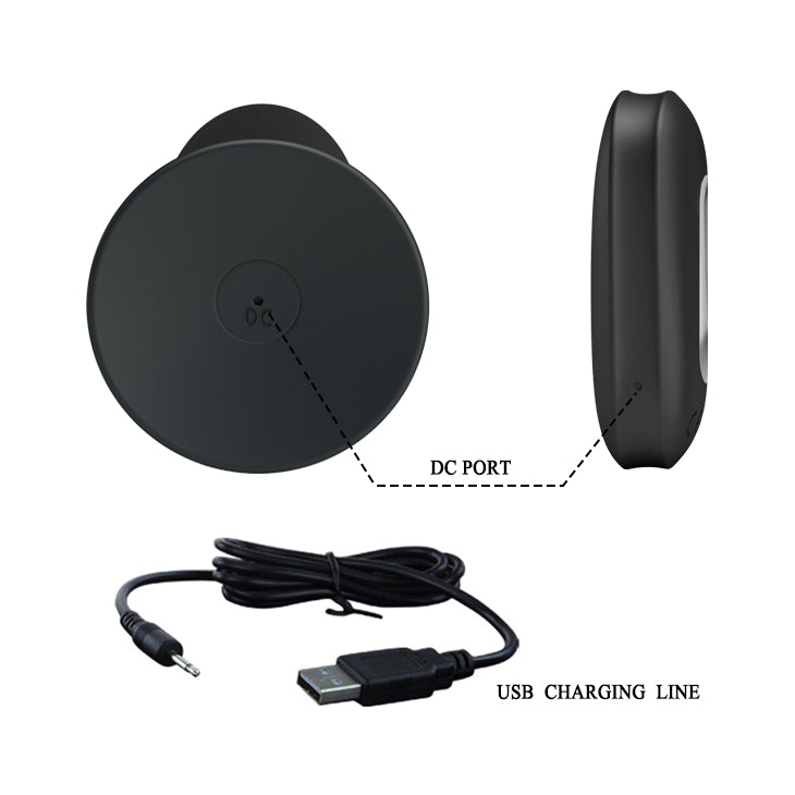 MR PLAY Remote Control Vibrating Anal Plug - Black USB Rechargeable Vibrating Butt Plug with Wireless Remote - BI-040045W-MR