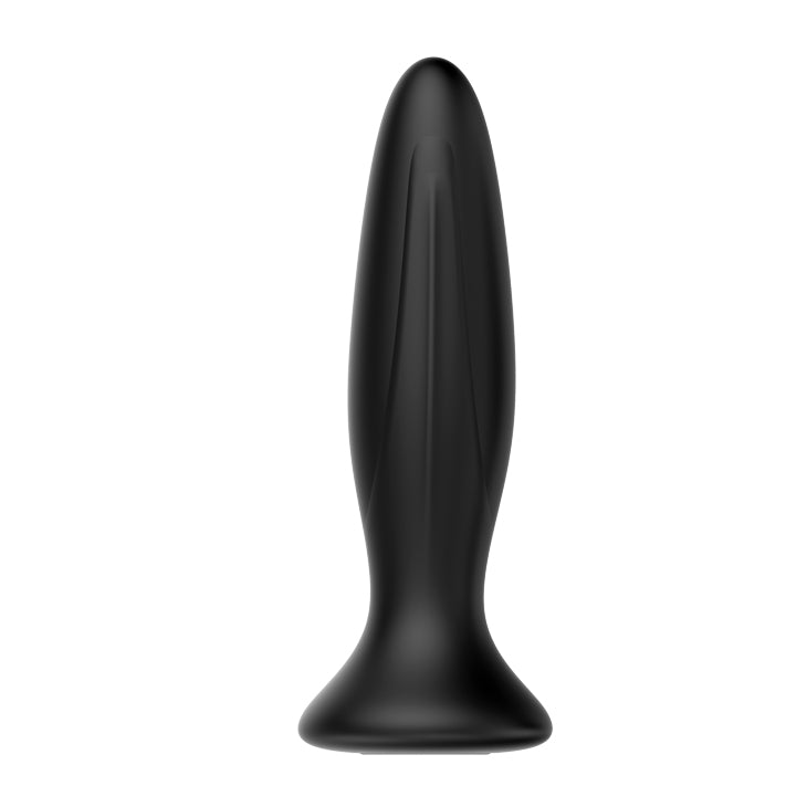 MR PLAY Vibrating Anal Plug - Black 12.8 cm USB Rechargeable Vibrating Butt Plug - BI-040082-MR