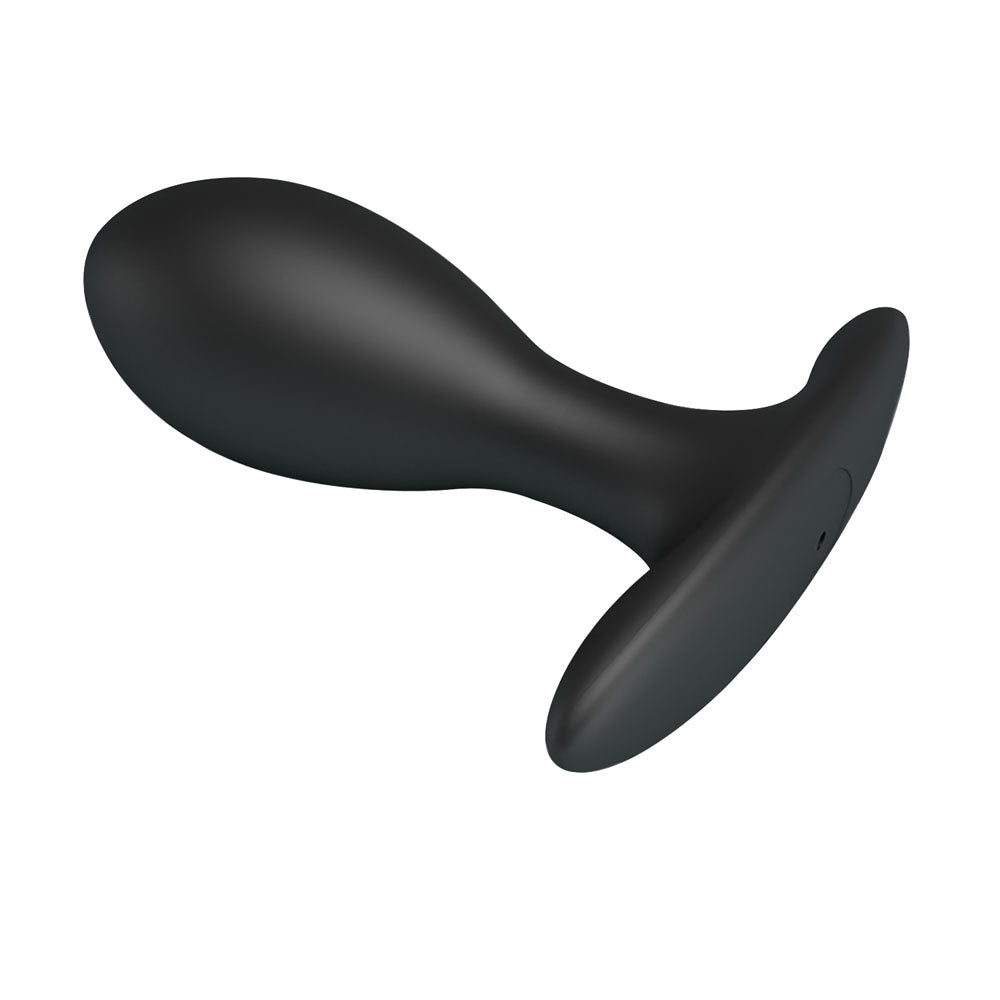 Party Up KEVIN Inflatable Butt Plug - Black 9.1 cm Inflatable Butt Plug - BI-040096Q-PU
