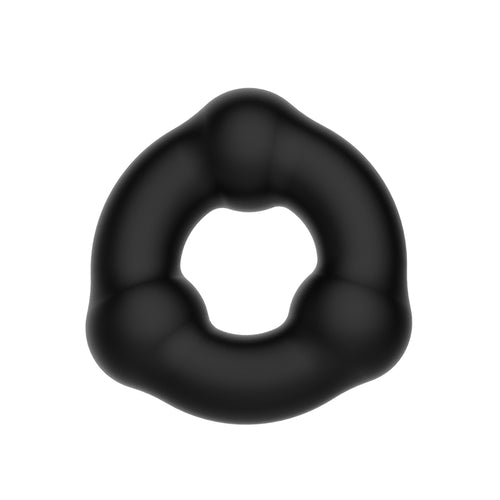 CRAZY BULL Beaded Cock Ring - Black Cock Ring - BI-210183