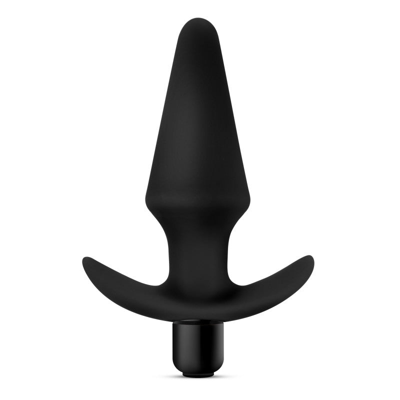 Anal Adventures Platinum Vibrating Plug - Black 12.7 cm (5'') Vibrating Butt Plug - BL-10595