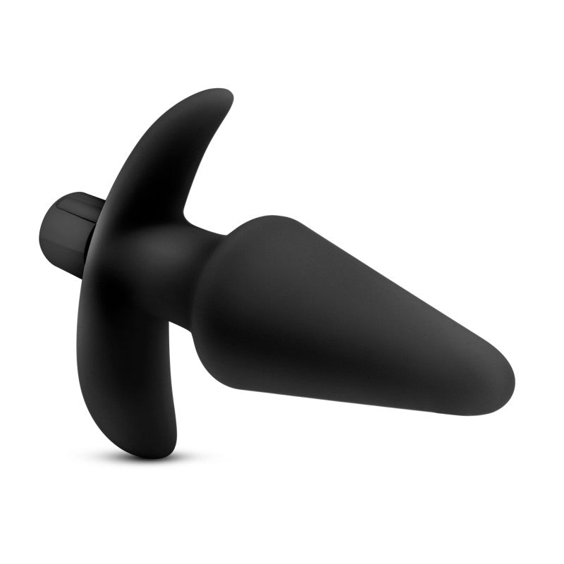 Anal Adventures Platinum Vibrating Plug - Black 12.7 cm (5'') Vibrating Butt Plug - BL-10595