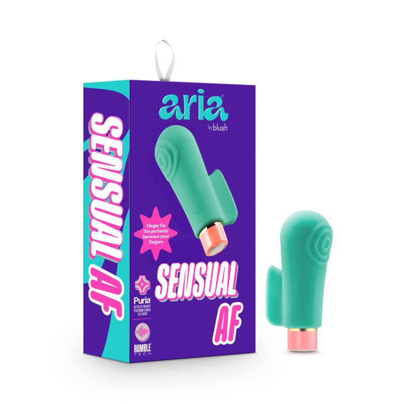 Aria Sensual AF - Teal USB Rechargeable Stimulator - BL-12422