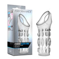 Performance Studded Sleeve Ring - Clear - Clear Penis Sleeve - BL-13129