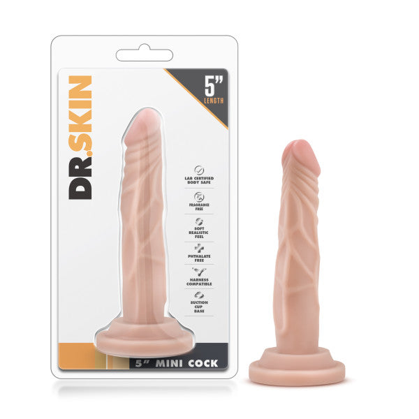Dr. Skin 5'' Mini Cock - Flesh 12.7 cm Dong - BL-13613