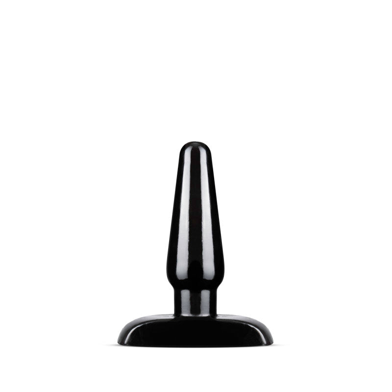 Anal Adventures Basic Anal Plug - Small - Black 10.8 cm Butt Plug - BL-18615