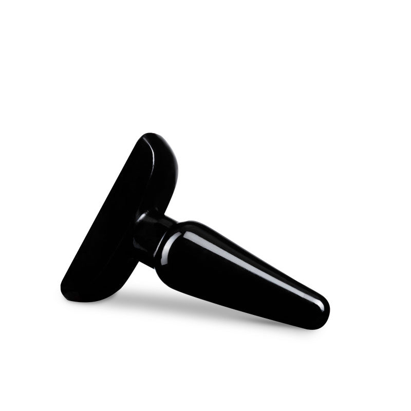 Anal Adventures Basic Anal Plug - Small - Black 10.8 cm Butt Plug - BL-18615