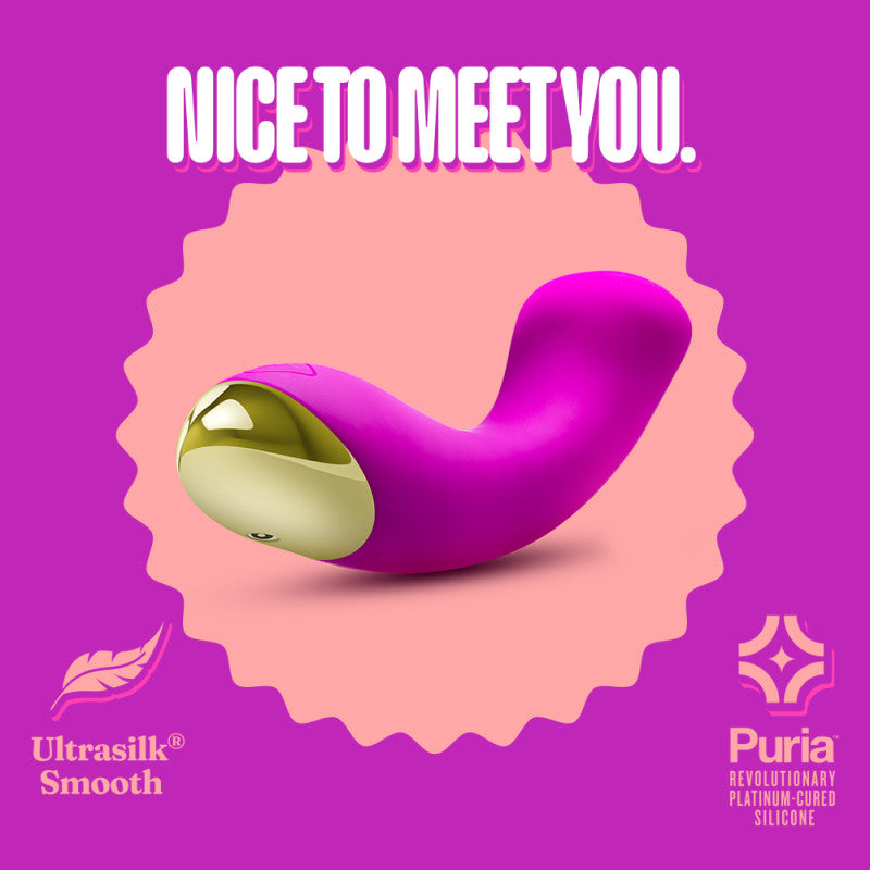 Aria Bangin' AF - Purple 18.4 cm USB Rechargeable Vibrator - BL-21201