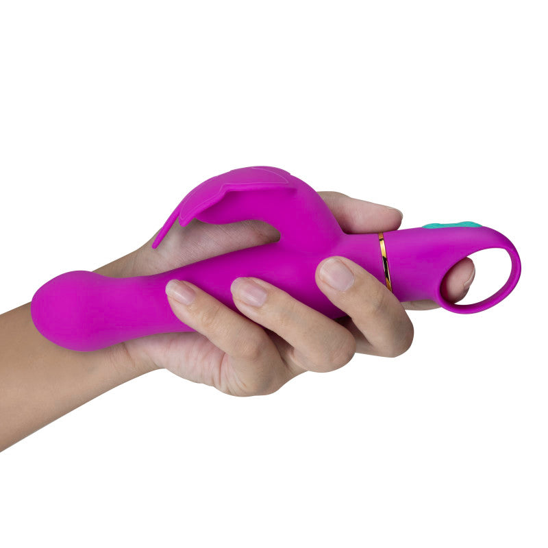 Aria Naughty AF - Plum 18.4 cm Butterfly Vibrator - BL-21801